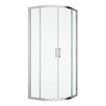 Душевая кабина Sanswiss Top-Line, полукруглая, раздвижные двери, 100×100×190 см, хромированный профиль
